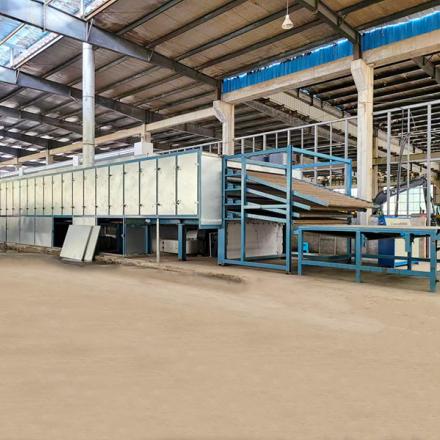 Роликовая сушилка шпона