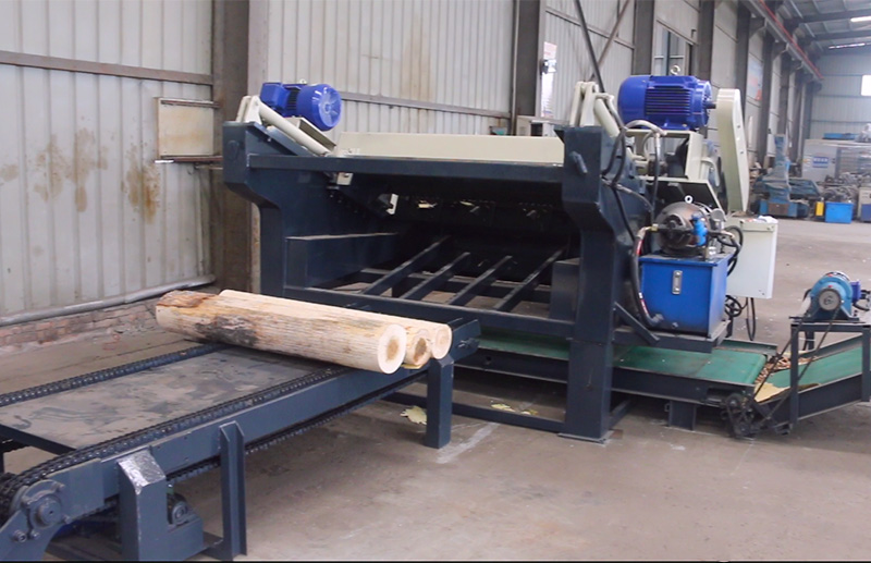 Оборудование для лущения шпона