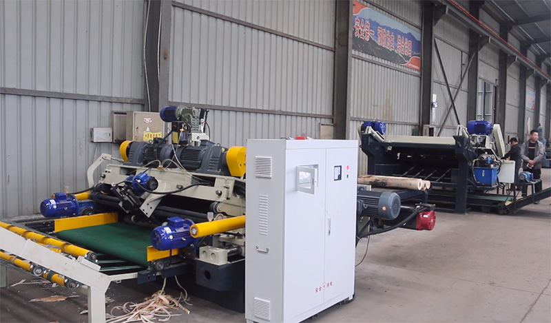 Оборудование для лущения шпона