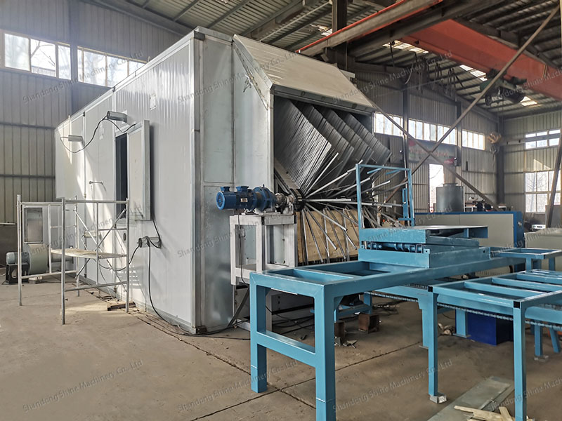 Вертикальная сушилка для шпона