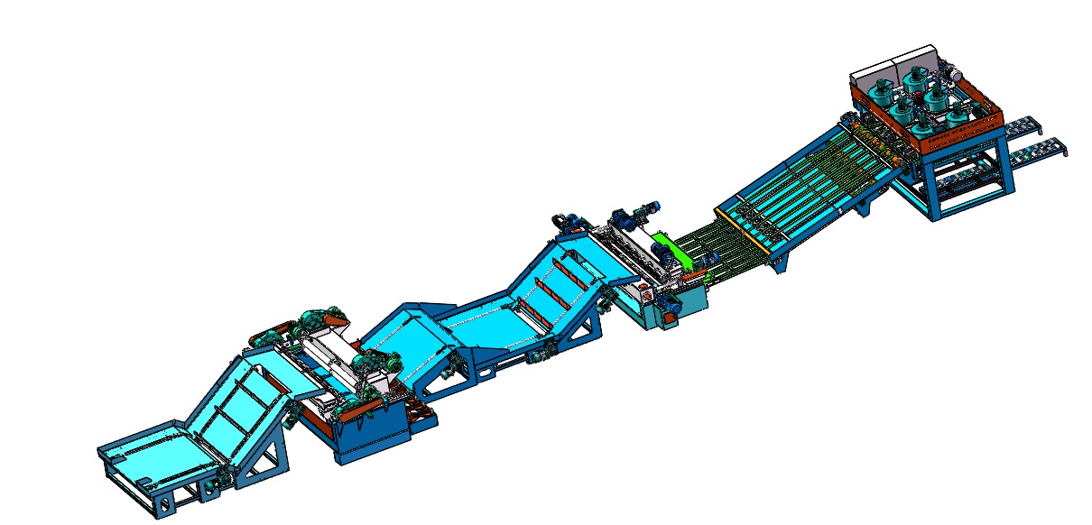 Dây chuyền được thiết kế để sản xuất ván lạng