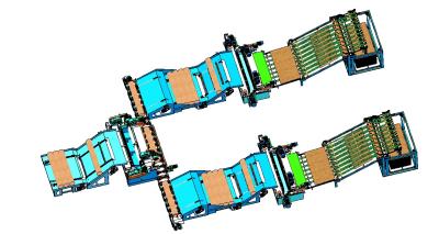 Автоматическая линия для шпона,Линии для изготовления шпона