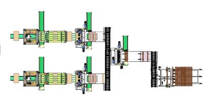 Комплексная линия лущения