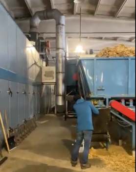 роликовая сушилка шпона