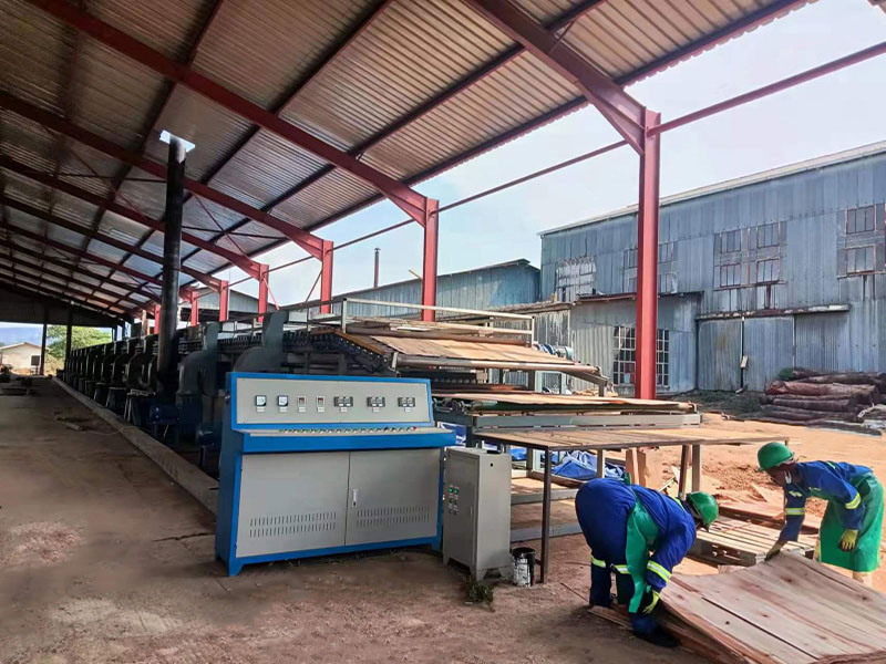 роликовая сушилка для шпона