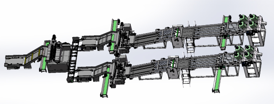 Комплексная линия лущения