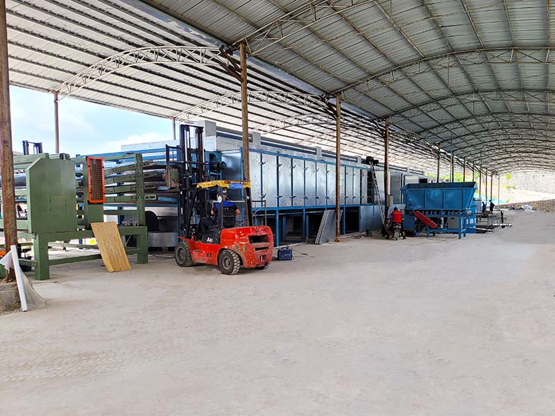 оборудование для сушки шпона