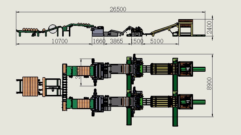 Оборудование для лущения шпона