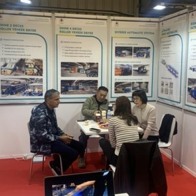 Роликовая сушилка для шпона